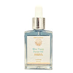 Blue Tansy Facial Oil bottle on a white background