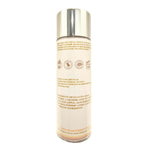 Exfoliating Crystals with back label on a white background