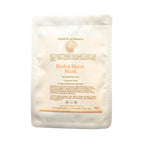 Hydra sheet mask packaging with text on a white background