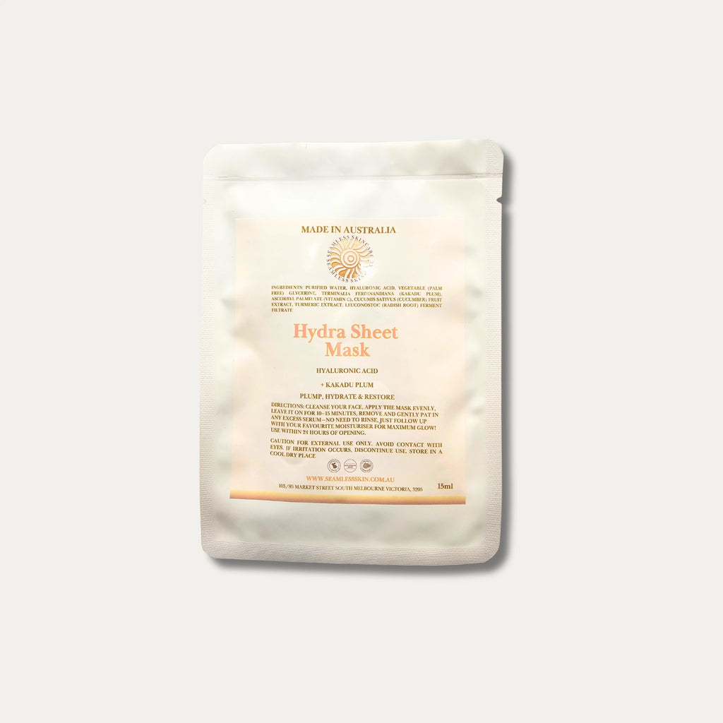 Hydra Sheet Mask - Plump, hydrate and restore.