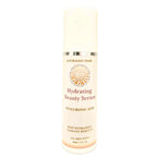Hydrating Beauty Serum pump with branding on a white background