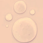 Hydrating Beauty Serum on a Pastel pink background with varying-sized circular shapes