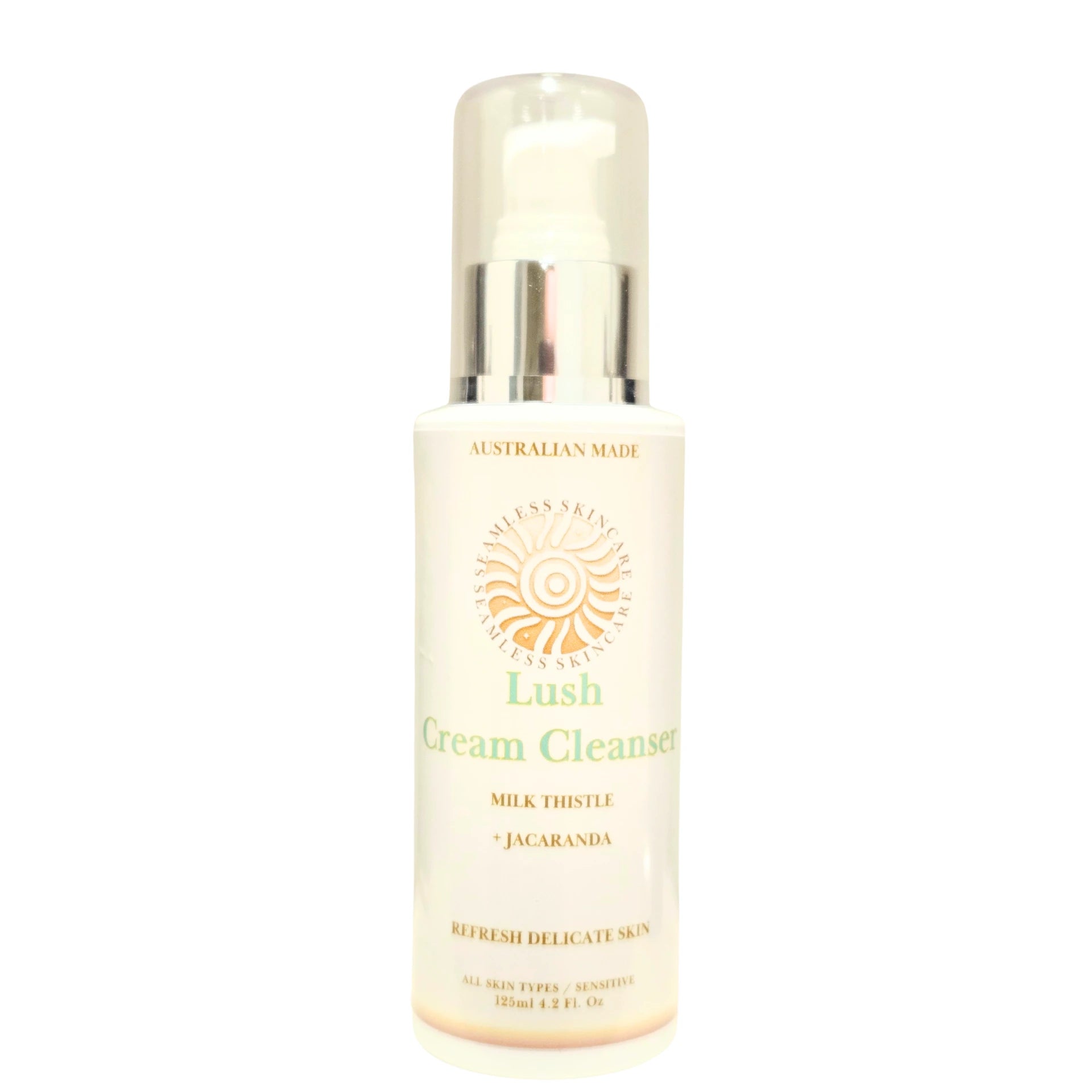 Lush Cream Cleanser bottle on a white background