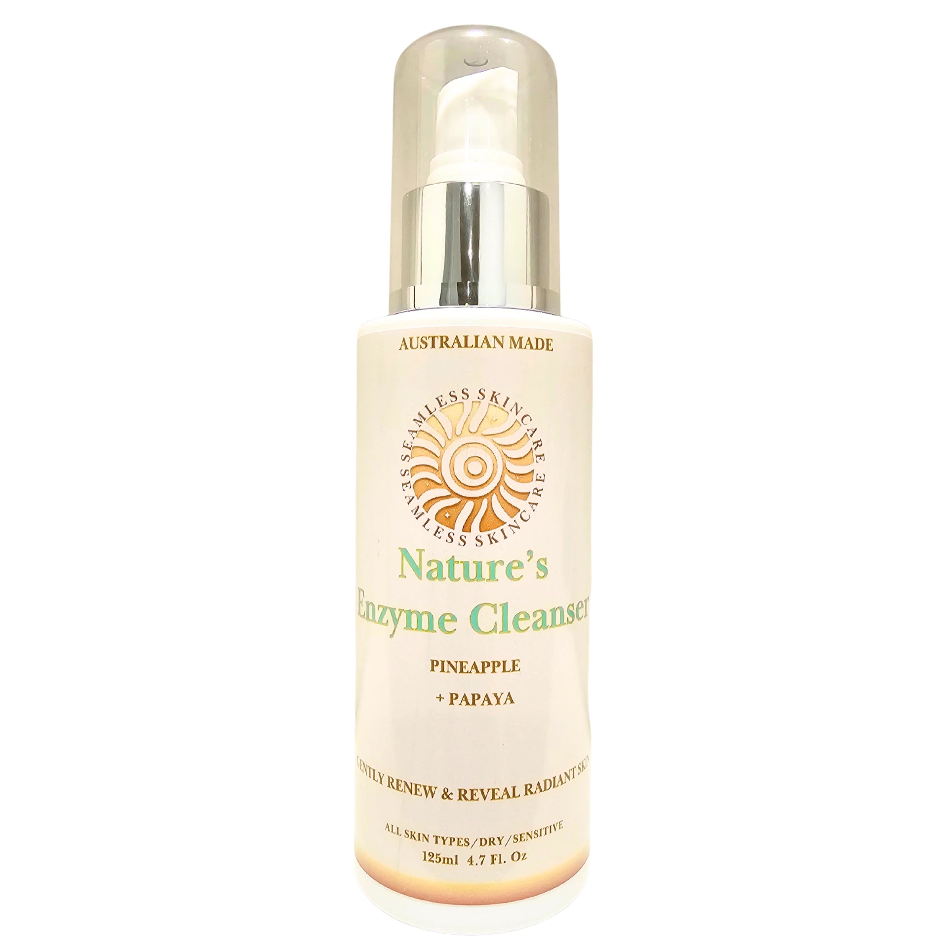 Nature's Enzyme Cleanse bottle with a white background