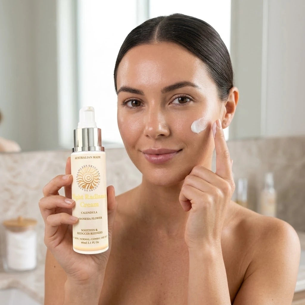 Night Radiance Cream - Overnight care for a luminous complexion.