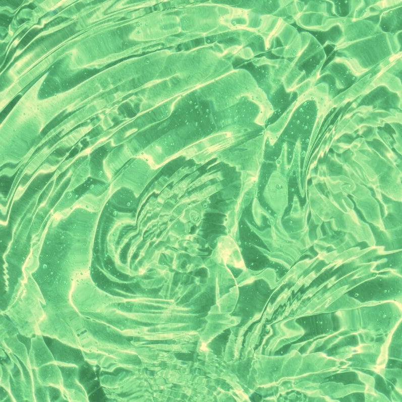 Close-up of Revitalising Gel Cleanser on green background